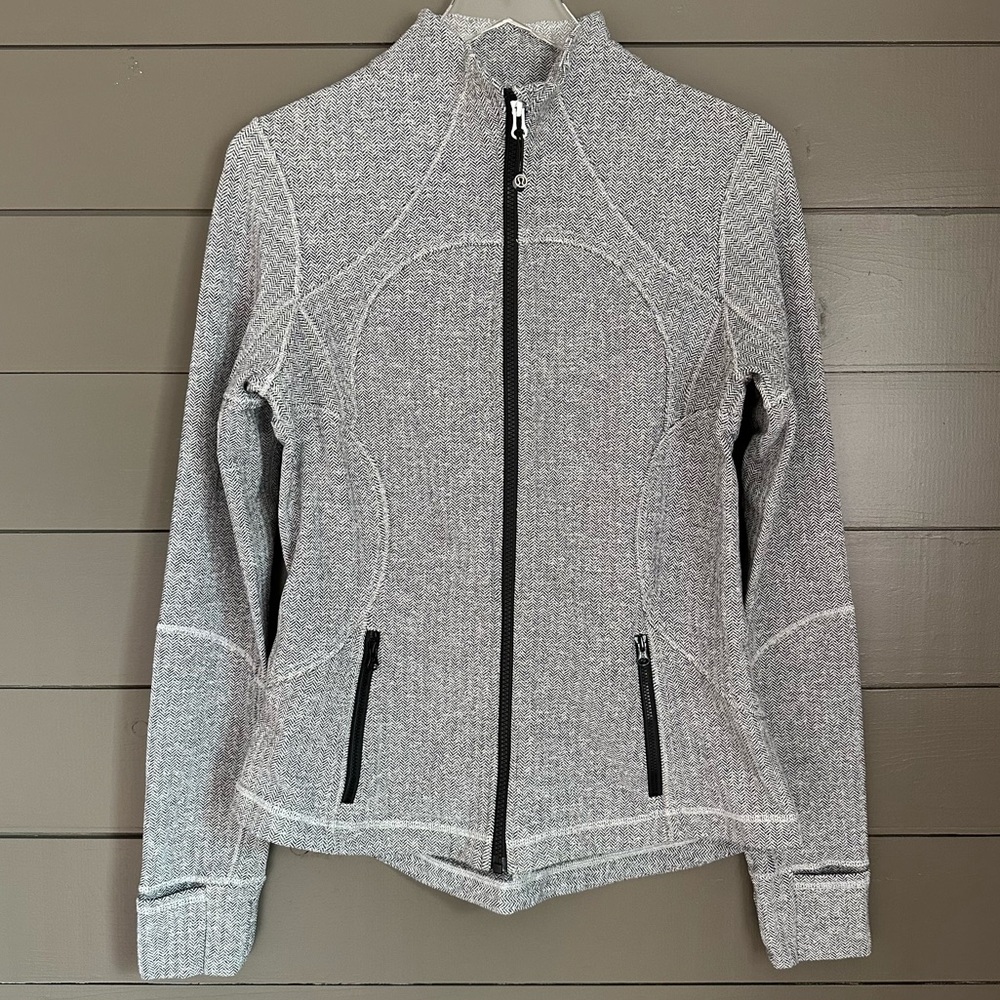 Lululemon “Define” Jacket Herringbone Print